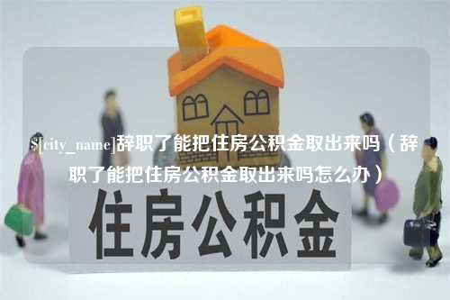 资阳辞职了能把住房公积金取出来吗（辞职了能把住房公积金取出来吗怎么办）